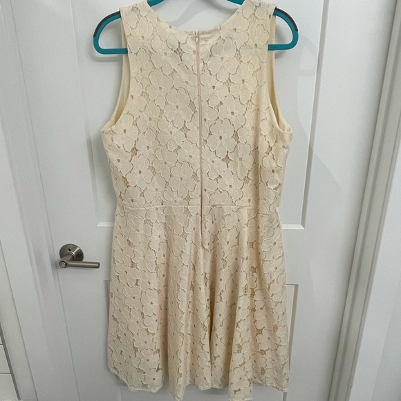 Never Worn Lilian Cream Floral Tank Dress - Picture 2 of 3